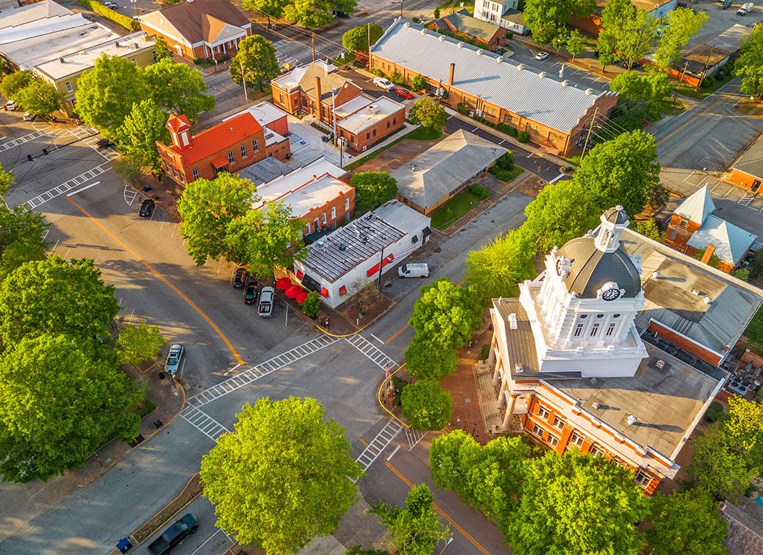 Austell, GA - Overlooking the Downtown Historic District in Madison, Georgia